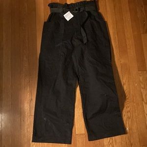 Must Go‼️ NWT Black Zara Wide Leg Cargo Trousers. Read Descriptions 👇